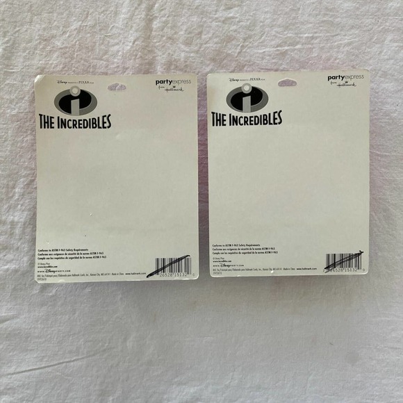 New The Incredibles 1 Table Cover 54" x 102", 4 Packages Party Favors Birthday - Picture 6 of 8